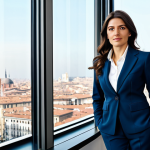 Home 14 소셜 리스닝 툴의 주요 기능 분석 - Modern Italian Businesswoman**
"A professional businesswoman in a stylish, modest Italian business ...